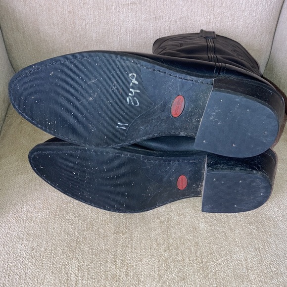 DURANGO Mens Black Oil Resistant Leather Western 11” Boots Size 11EE - Picture 9 of 12